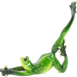 Creative Frog Figurines,Cute & Funny Frogs Yoga Statues